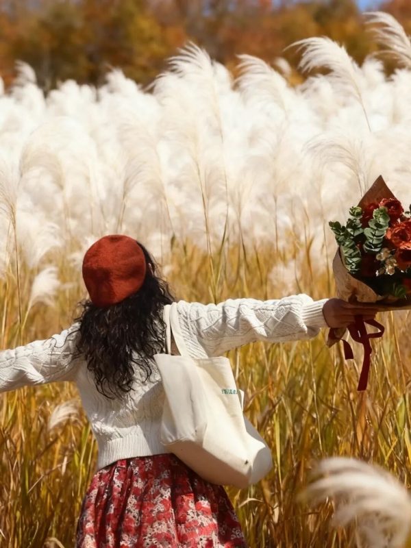 芦苇丛电影氛围感拍照,唯美诗意!文艺灵动!100%朋友圈C位-霞书