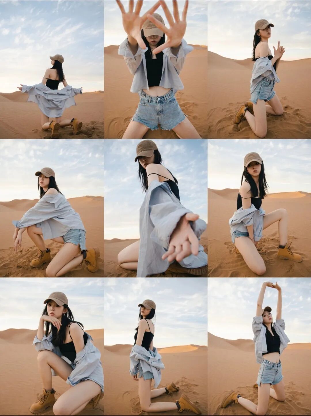 超级实用的万能跪姿，让你秒出大片-霞书