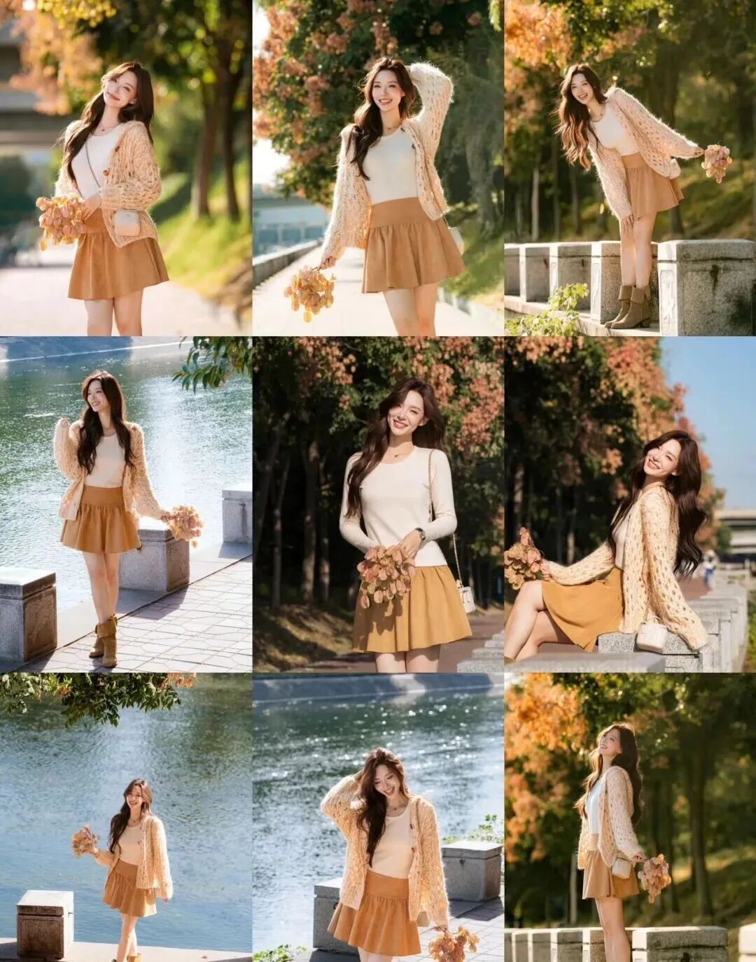 秋色正好，这些户外人像拍摄技巧，人比景美，自然惬意又温柔-霞书