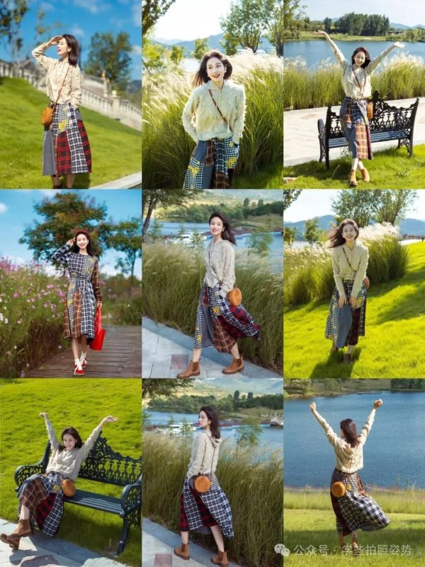 好天气就要多拍照，9个公园拍照姿势，明媚灵动很出片，又美又治愈-霞书