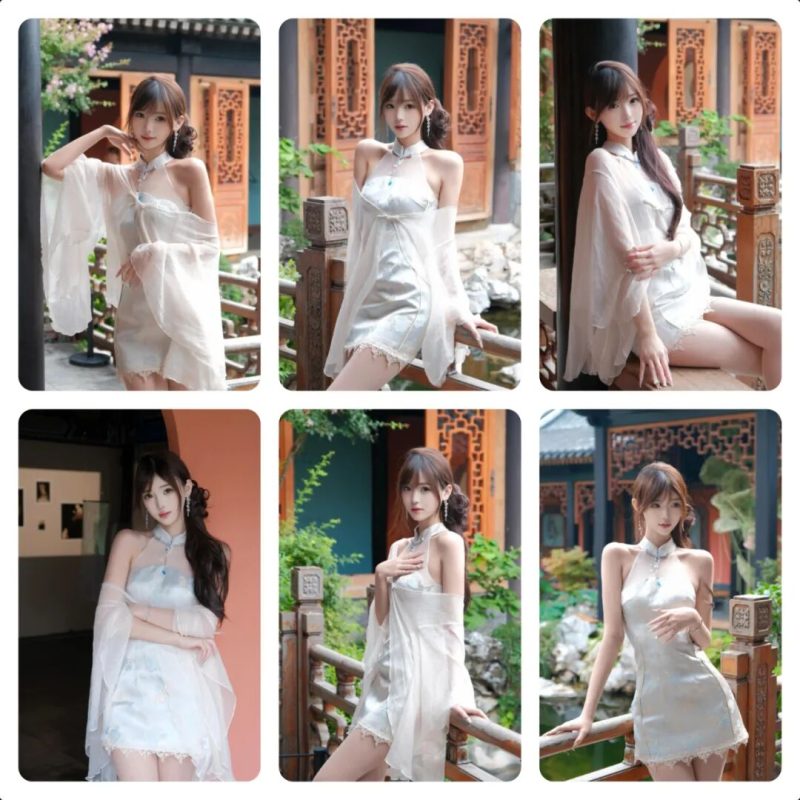 从场景到姿势，这组照片手把手教你拍 “清冷国风美人”-霞书